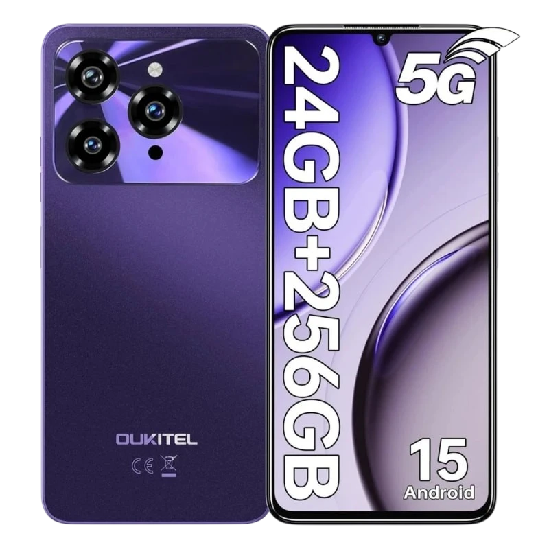Oukitel C6 5G 8GB/256GB Dual SIM Roxo