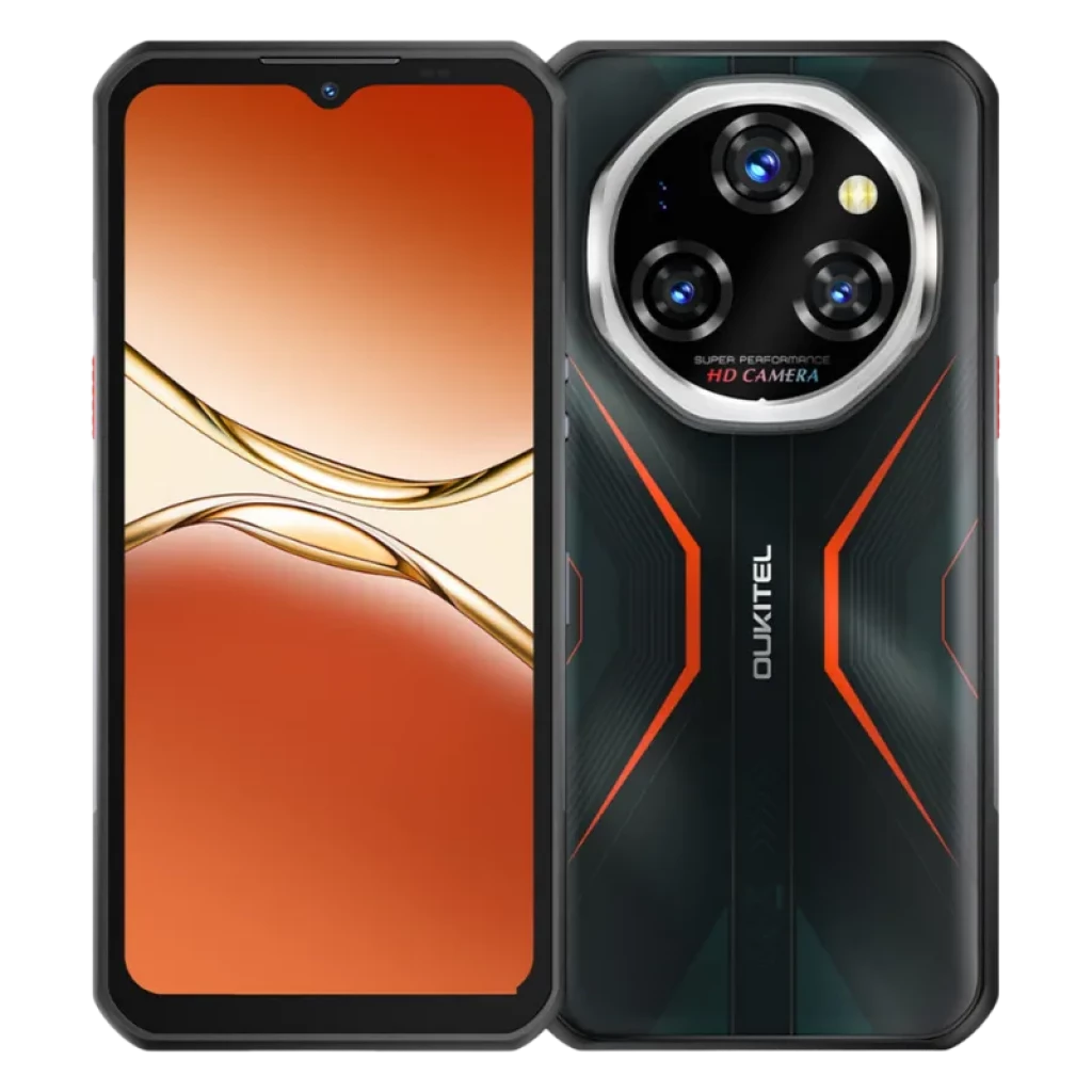 Oukitel WP55S 512 GB Laranja Rugged Câmara de 64 MP 8 GB de RAM Ecrã de 6,6 polegadas FHD+