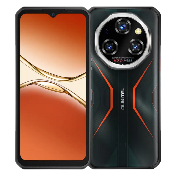 Oukitel WP55S 512 GB Laranja Rugged  12 GB de RAM Carregamento rápido 33W