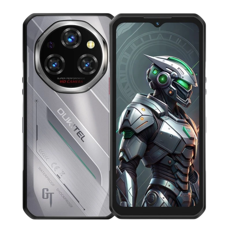 Oukitel WP62 5G 12GB/512GB Dual SIM Prata Rugged