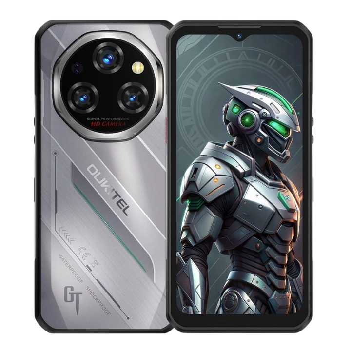 Oukitel WP62 5G 12GB/512GB Dual SIM Prata Rugged