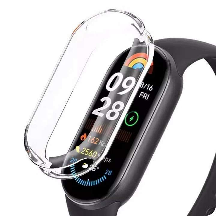 Capa PC + Vidro Temperado Xiaomi Smart Band 10 Transparente