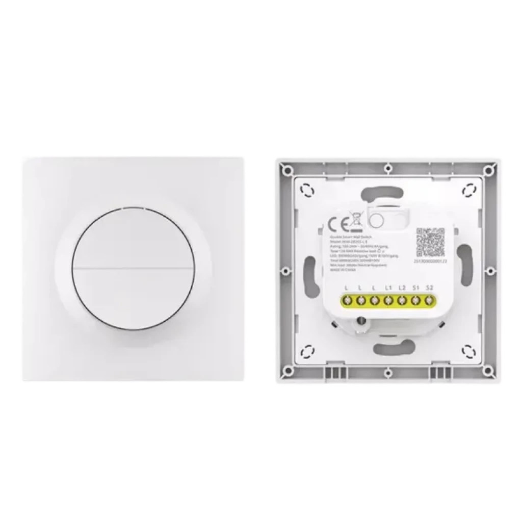 SONOFF Orb-ZBW2L ZigBee Duplo Canal - Interruptor Inteligente de Parede