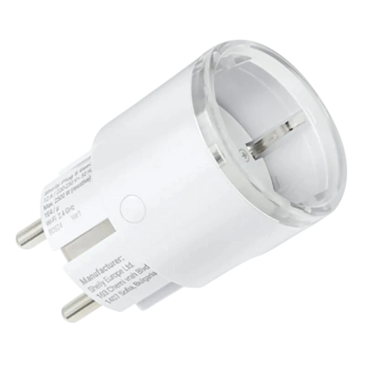 Shelly Plug S MTR Gen3 Branco - Ficha inteligente