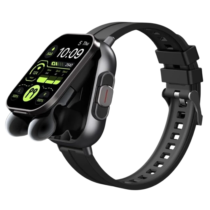 D8 Preto com Bracelete de Silicone e Auriculares