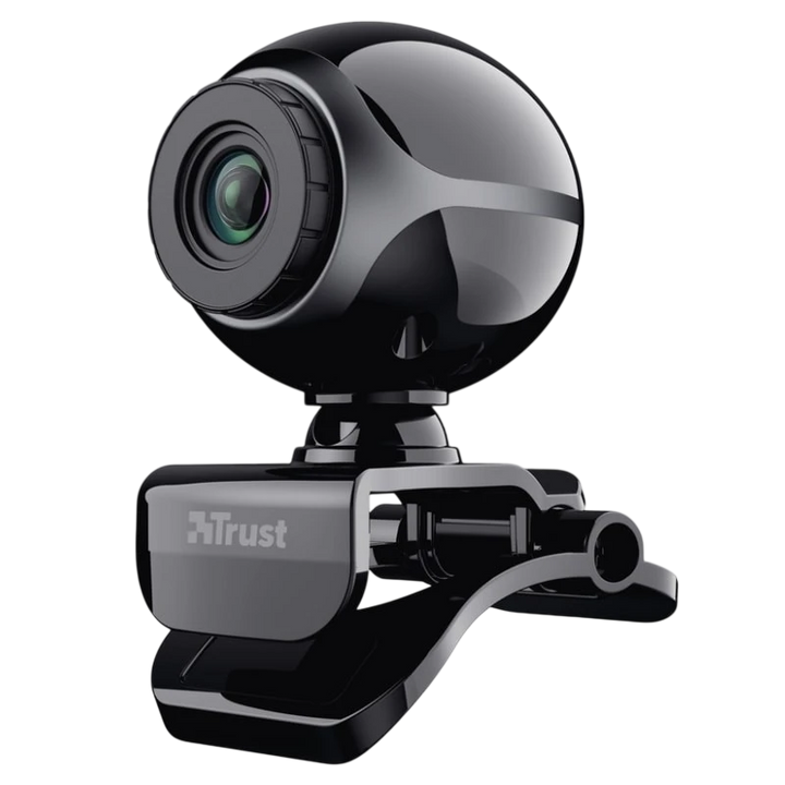 Trust Exis Webcam 0,3 MP com Microfone Preto