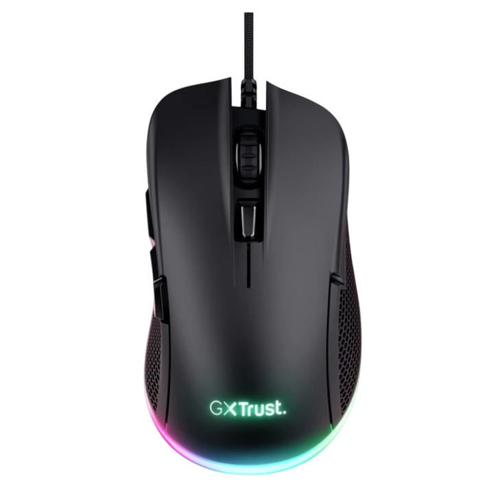Trust GXT 922 YBAR RGB 7200 DPI Preto