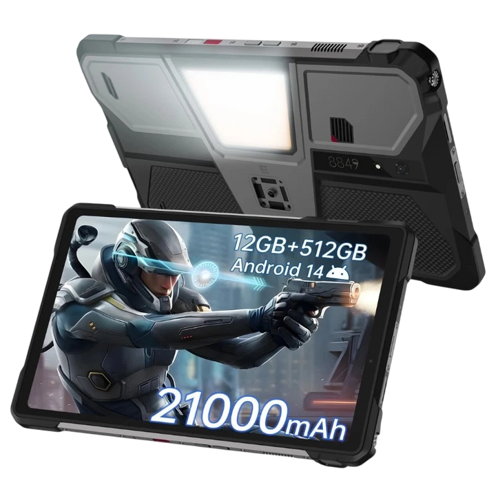 Unihertz 8849 TANK Pad E 10,95 12 GB/512 GB 4G Rugged com Projetor