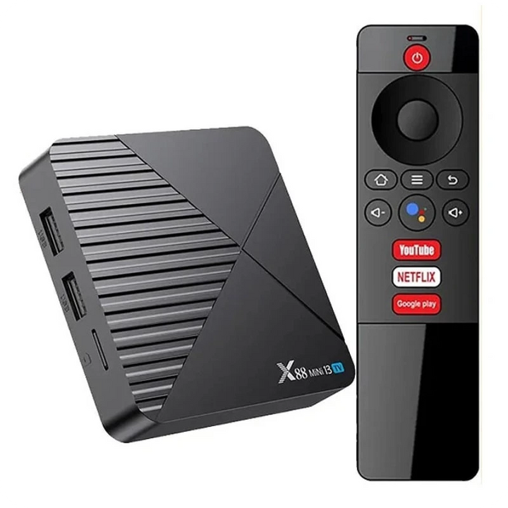 X88 Mini 13 TV RK3528 2GB/16GB Android 13 Preto - Android TV