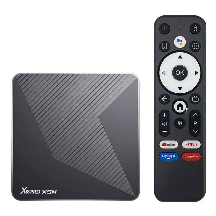 X88 Pro X5M 2GB/16GB 8K WiFi 6 Android 14 Preto - Android TV