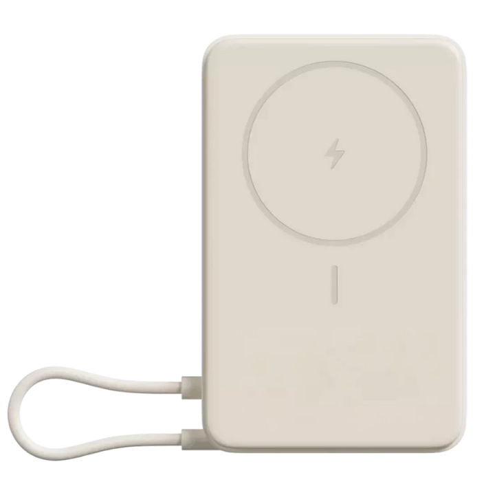Xiaomi Magnetic Power Bank 10000 33W Bege com Suporte Integrado