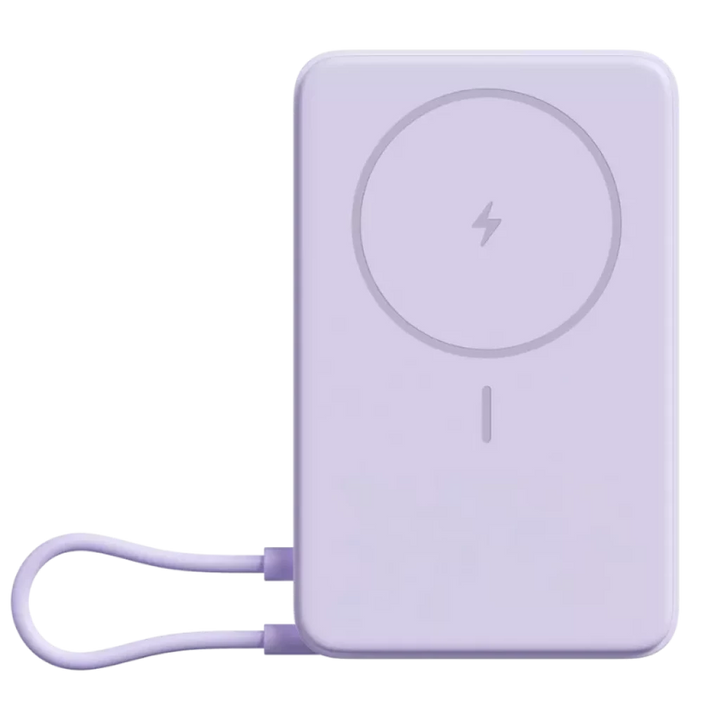 Xiaomi Magnetic Power Bank 10000 33W Roxo com Suporte Integrado