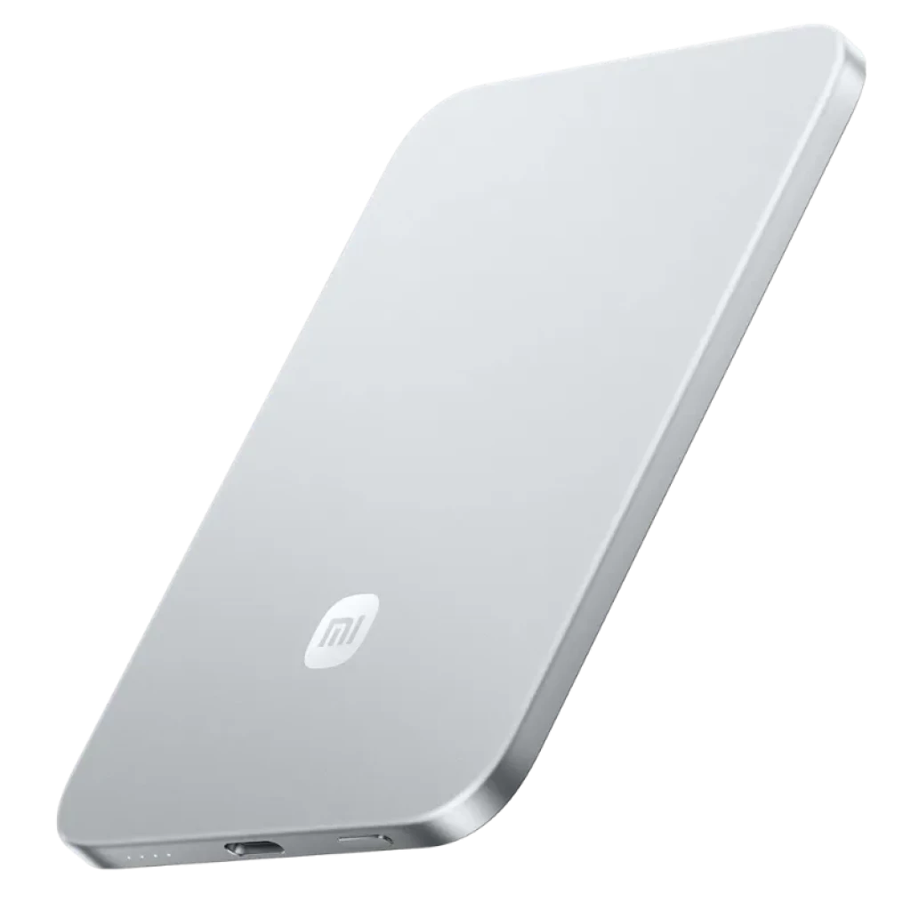 Xiaomi UltraThin Magnetic Power Bank 5000 15W Prata 5000 mAh