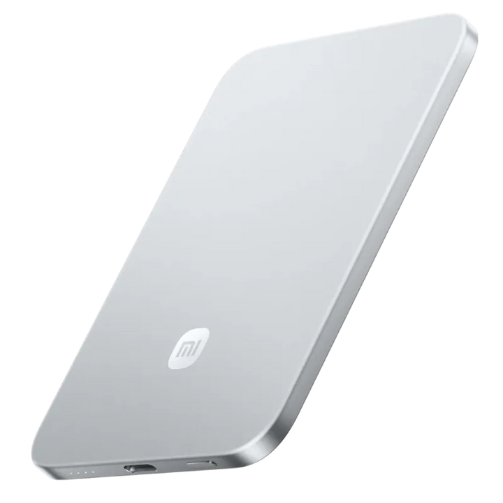 Xiaomi UltraThin Magnetic Power Bank 5000 15W Prata 5000 mAh