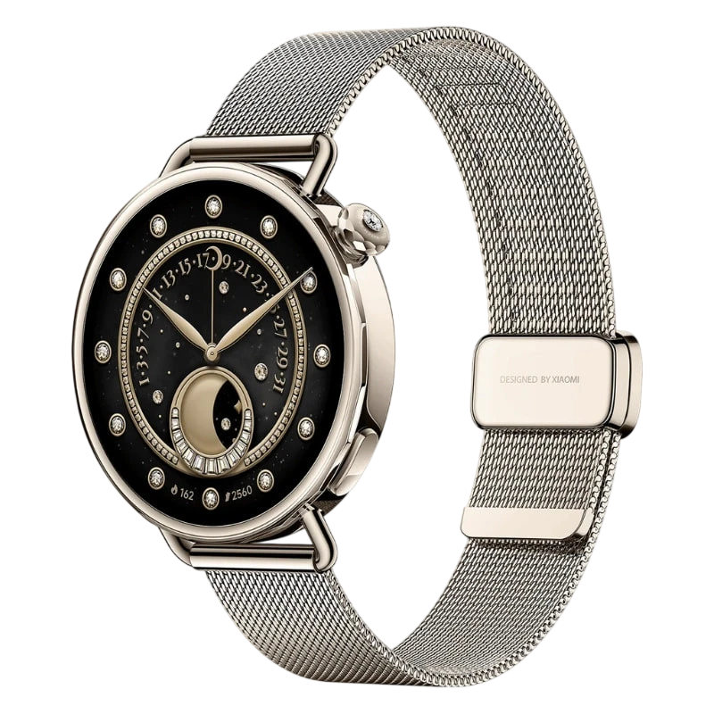 Xiaomi Watch S4 41 mm Dourado com Pulseira Milanesa