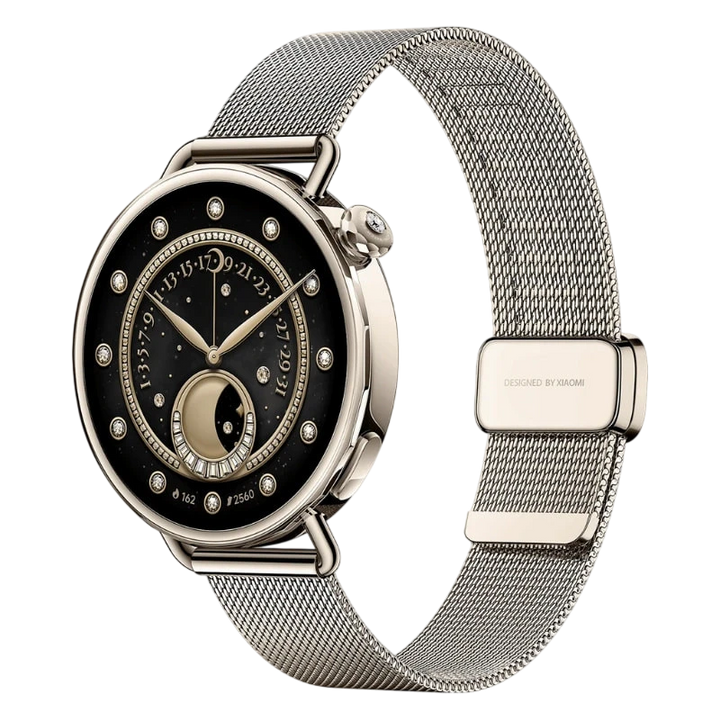 Xiaomi Watch S4 41 mm Dourado com Pulseira Milanesa
