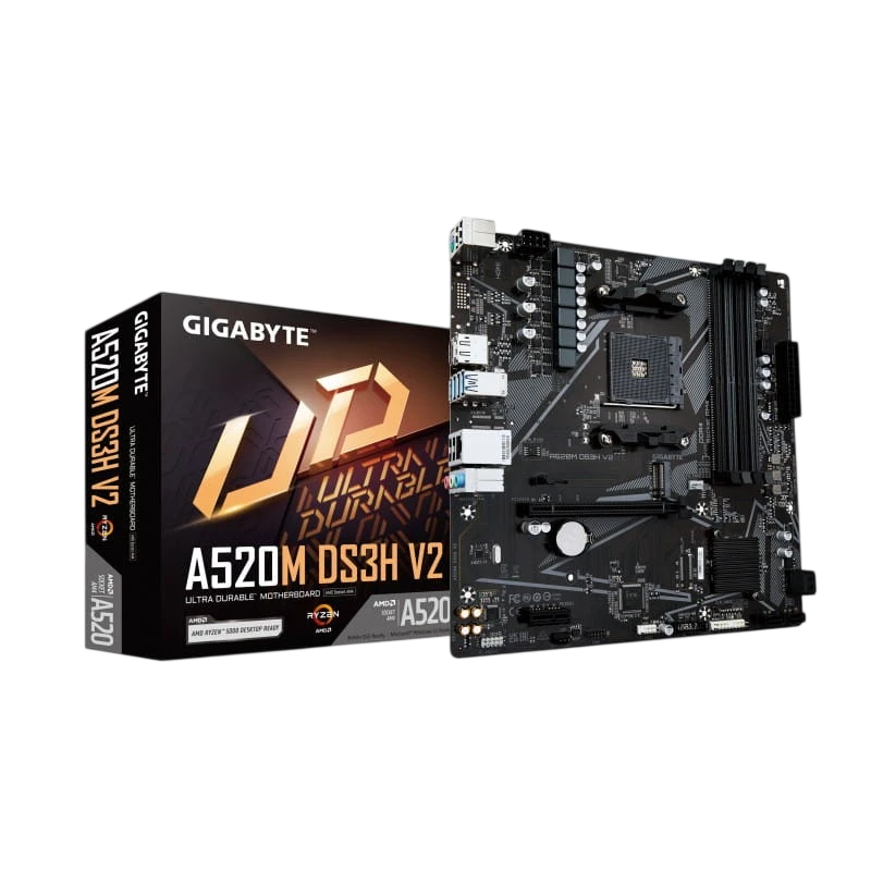 Gigabyte A520M DS3H V2 AMD Socket AM4 128GB Micro ATX Preto