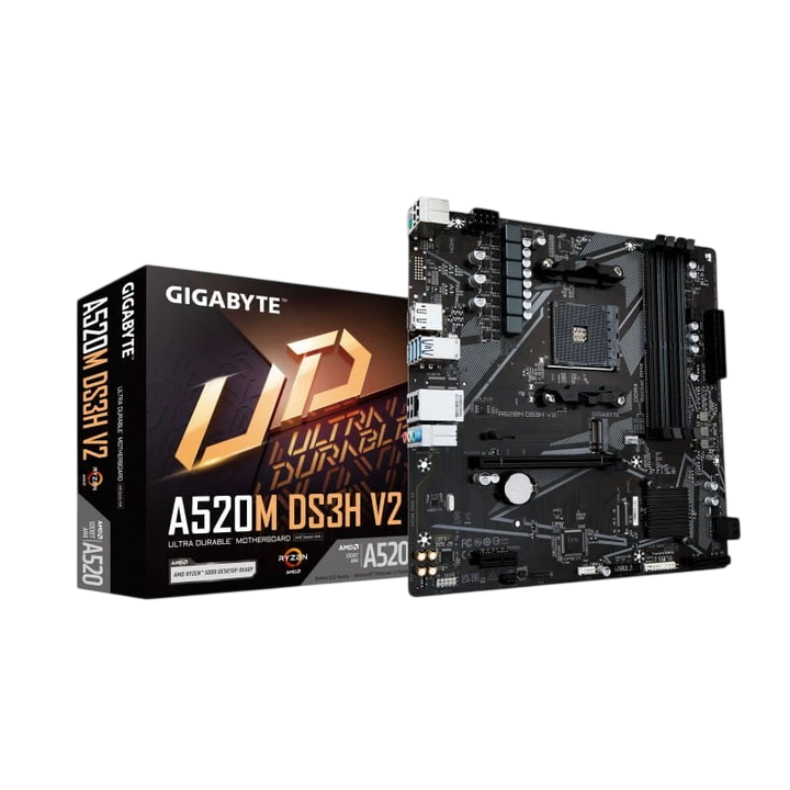 Gigabyte A520M DS3H V2 AMD Socket AM4 128GB Micro ATX Preto