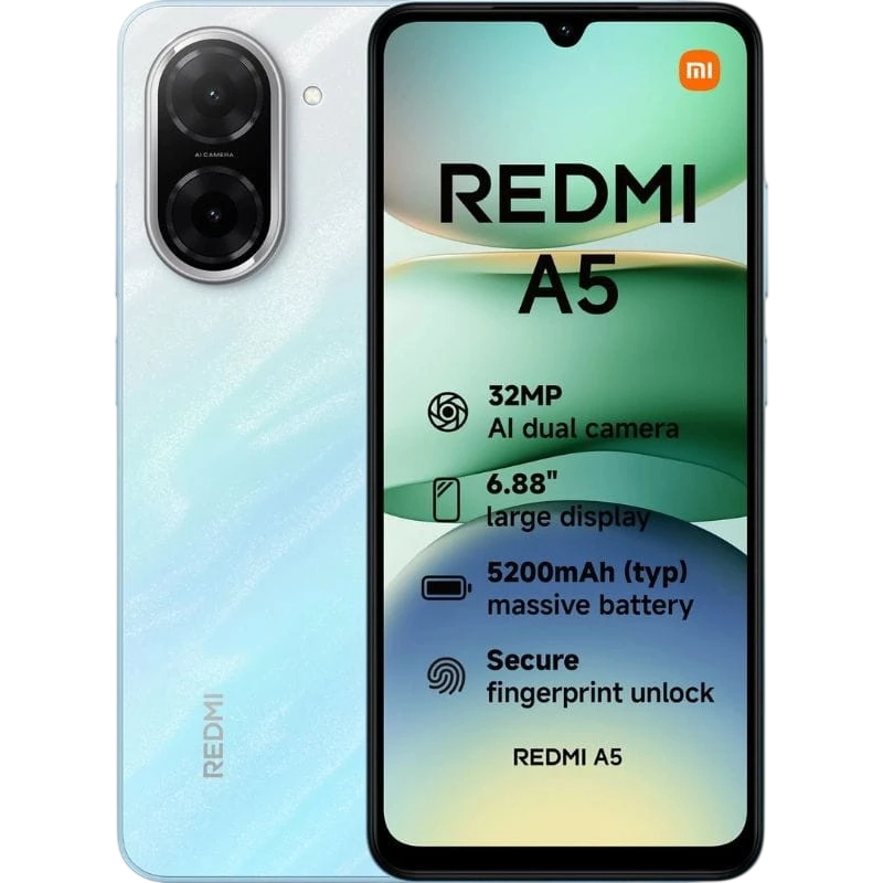 Xiaomi Redmi A5 4GB/128GB Azul 6,88 polegadas IPS 120Hz 32MP 5200mAh