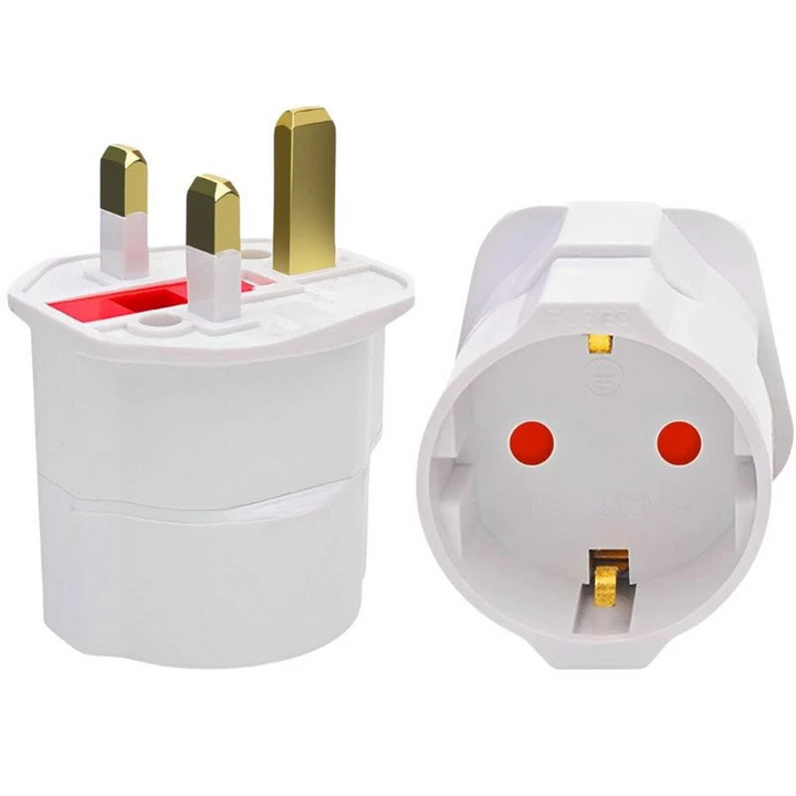 Adaptador de tomada UK para Europeia