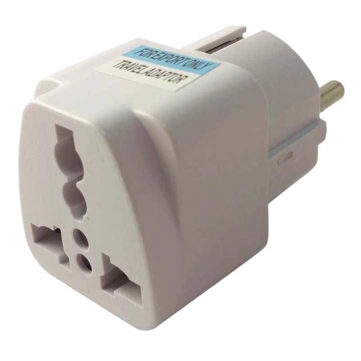 Adaptador de viagem - Pines Reino Unido a Europeia
