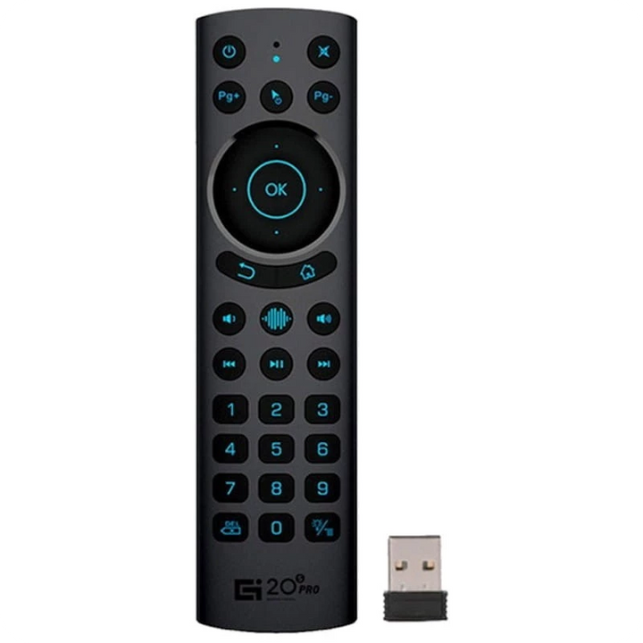 Air Mouse G20S Pro Controle de Voz Gyro Retroiluminado