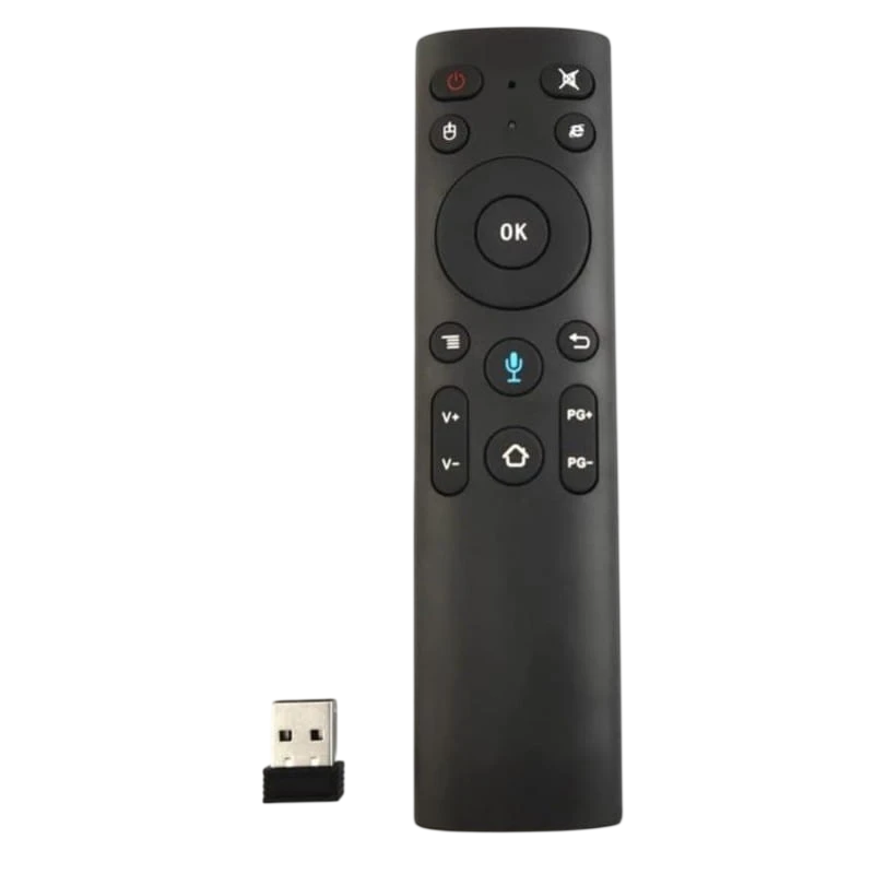 Air Mouse Q5+ Controlo remoto por voz Bluetooth 2.4G