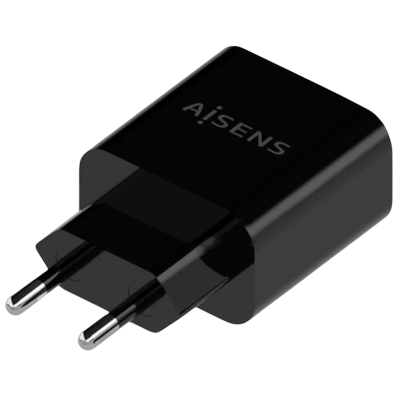 Aisens A110-0682 20W USB-C USB-A Preto - Carregador de parede
