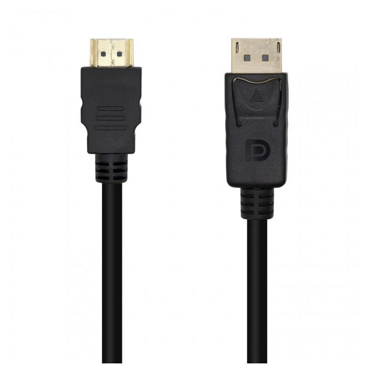 AISENS A125-0460 DisplayPort para HDMI 1 metro Preto - Cabo