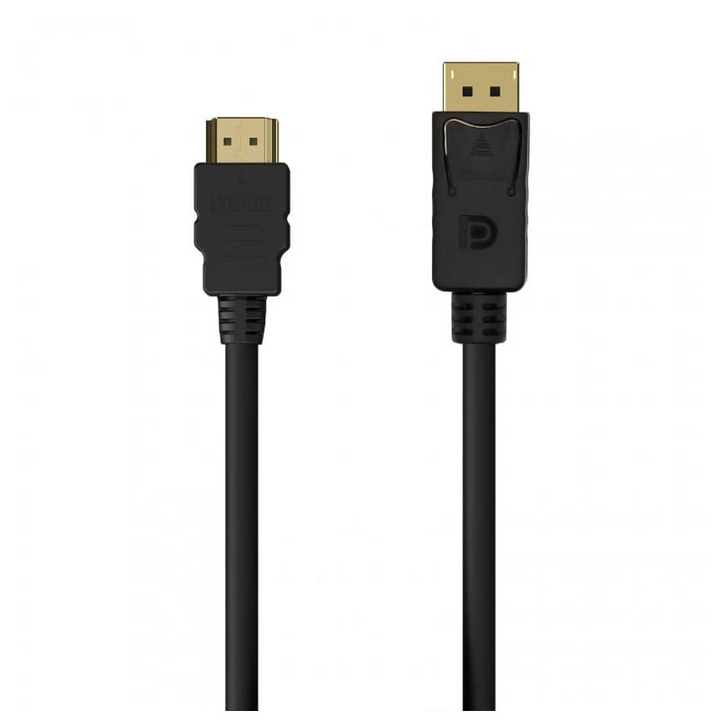 AISENS A125-0551 DisplayPort  A HDMI 1,5 metros Preto - Cabo