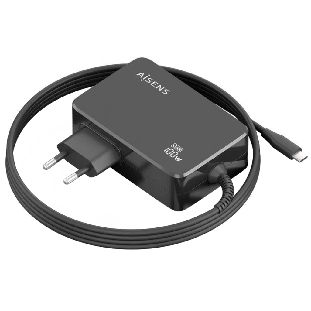 Carregador Aisens ASCH-1PD100WL50-BK GaN 100W 1 USB-C