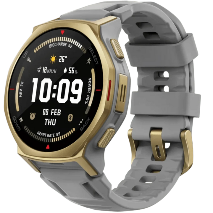 Amazfit T-Rex 3 Pro Relógio Desportivo com GPS, 19 dias de autonomia, mapas offline, Artic Gold