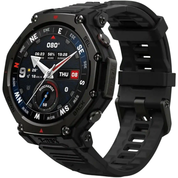 Amazfit T-Rex 3 Pro Relógio Desportivo com GPS, 19 dias de autonomia, mapas offline, Tactical Black