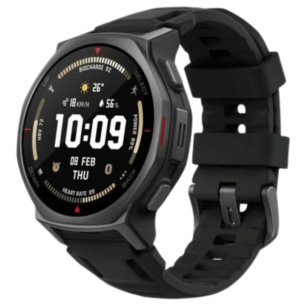 Amazfit T-Rex 3 Pro Relógio Desportivo com GPS, 19 dias de autonomia, mapas offline, Tactical Black