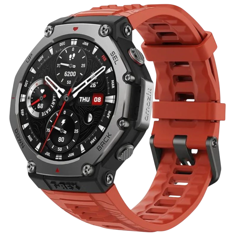 Amazfit T-Rex 3 Lava - Relógio inteligente