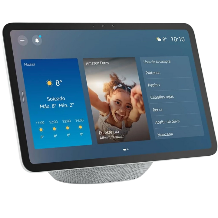 Amazon Echo Show 11 Glacial White com ecrã Full HD de 11" e Hub Matter - Coluna Inteligente com Ecrã