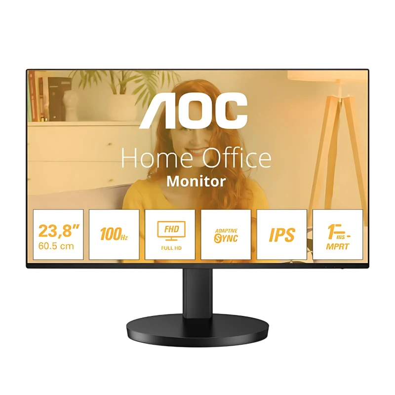 AOC 24B3HA2 23.8 Full HD IPS 100Hz Adaptive Sync Preto