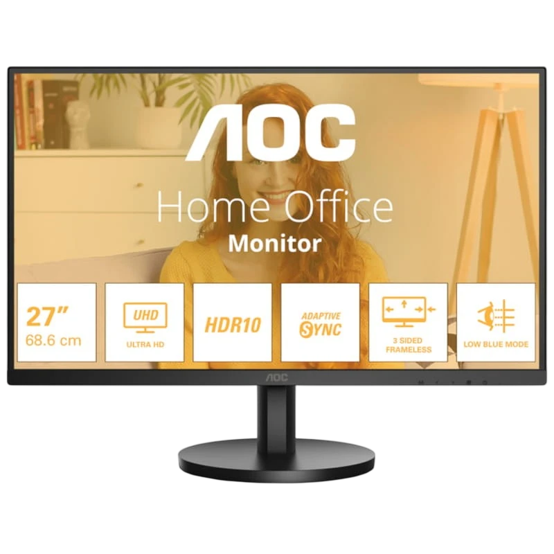 AOC B3 U27B3M 27" 4K Ultra HD VA Preto