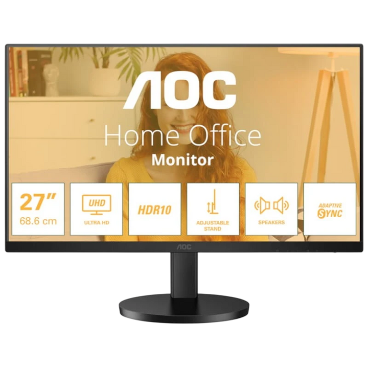 AOC U27B3AF 27" 4K Ultra HD IPS Preto