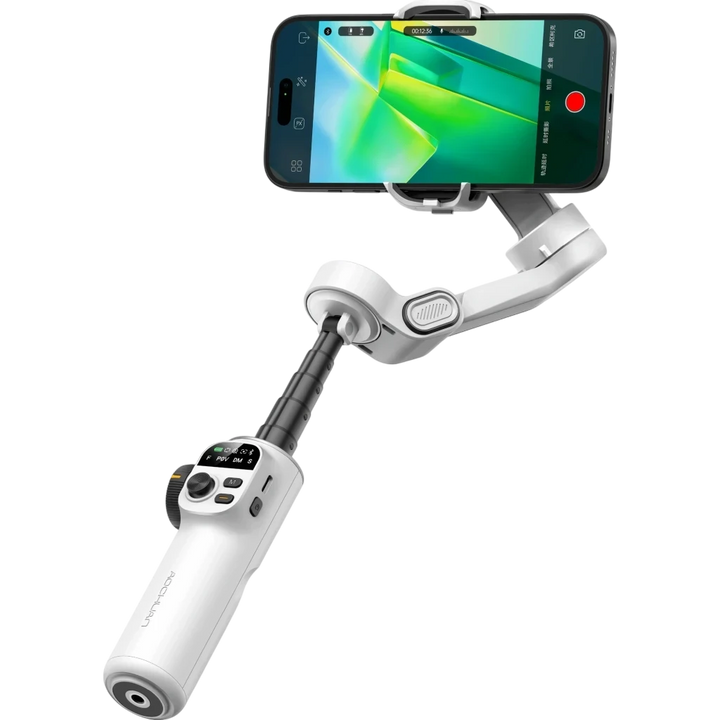 Estabilizador AOCHUAN P2 com sensor de IA, 3 eixos, dobrável, 6-7 h