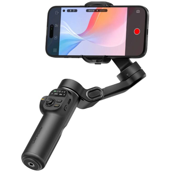 AOCHUAN Smart X2 Standard - Estabilizador de 3 eixos para smartphone, dobrável, preto