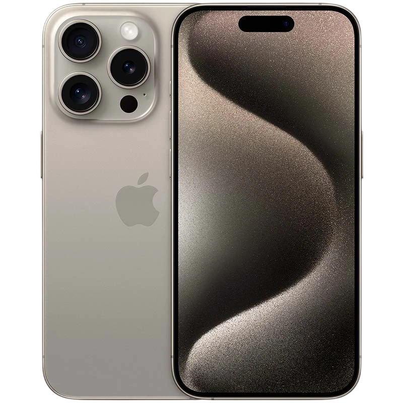 iPhone 15 Pro 5G 256GB Titânio Natural Renovado - Condição excelente