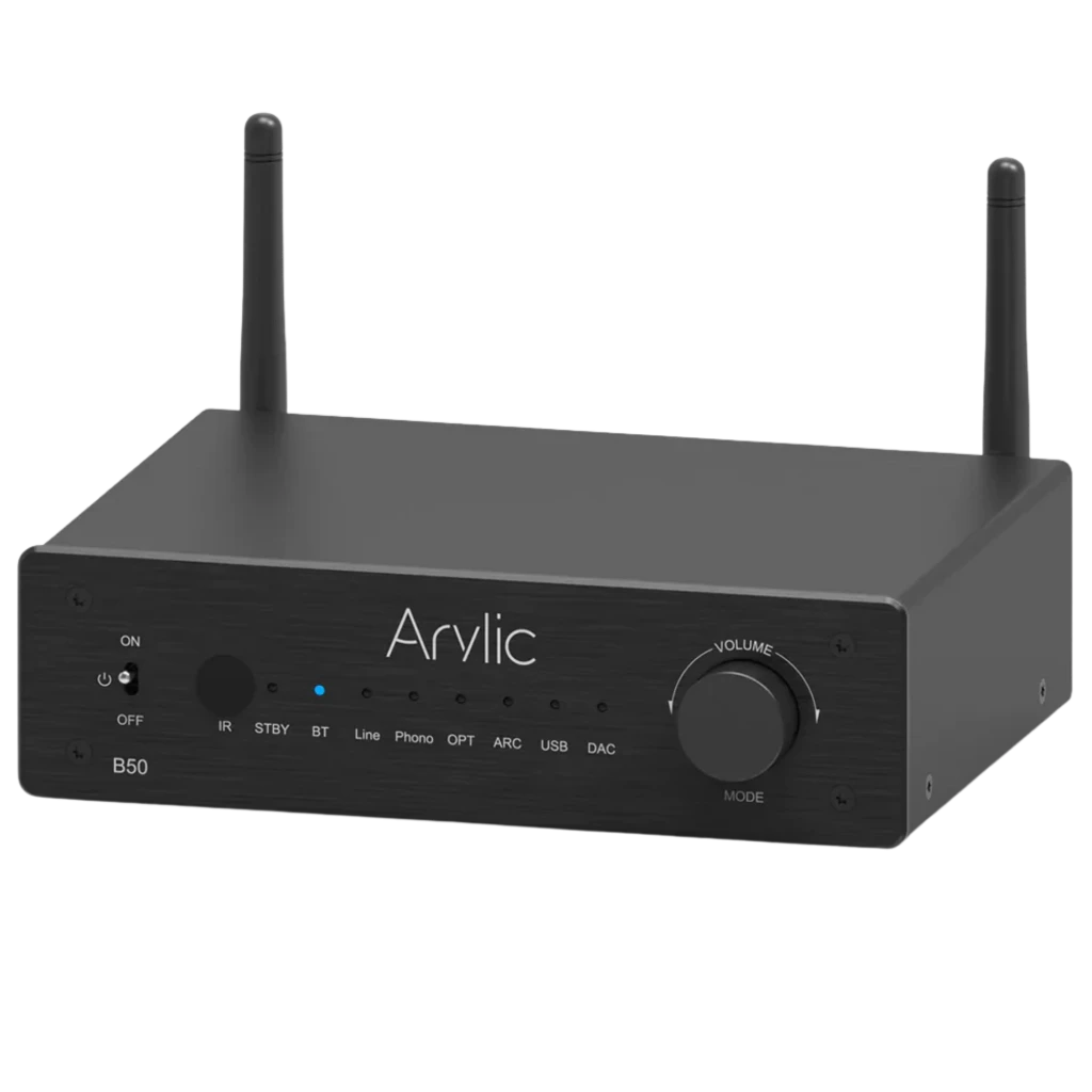 Arylic B50 Amplificador Bluetooth 5.2 Preto