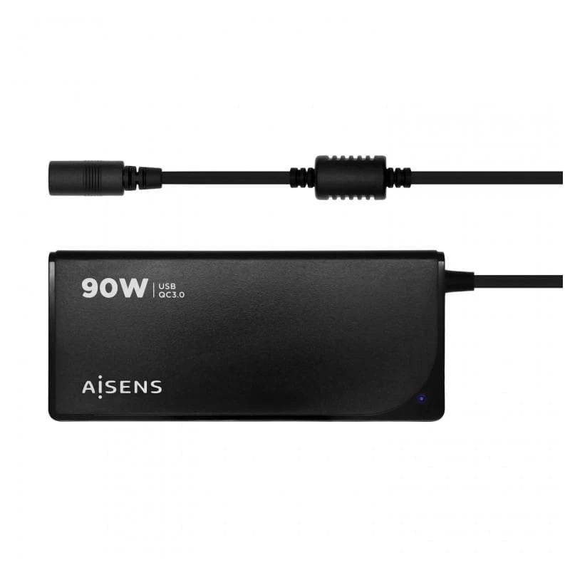 AISENS ASLC-90WAUTO-BK 90W USB Preto - Carregador para computador portátil