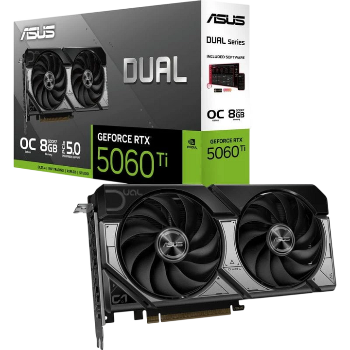 ASUS Dual -RTX5060TI-O8G NVIDIA GeForce RTX 5060 Ti 8 GB GDDR7