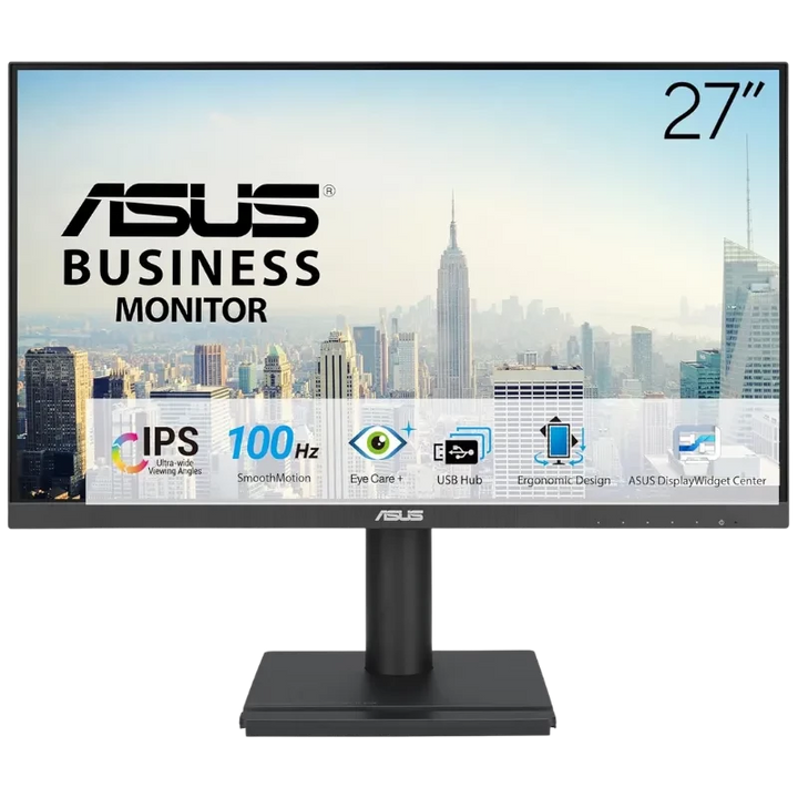 ASUS VA27DQFS 27" Full HD LCD IPS 100 Hz Preto - Monitor de PC