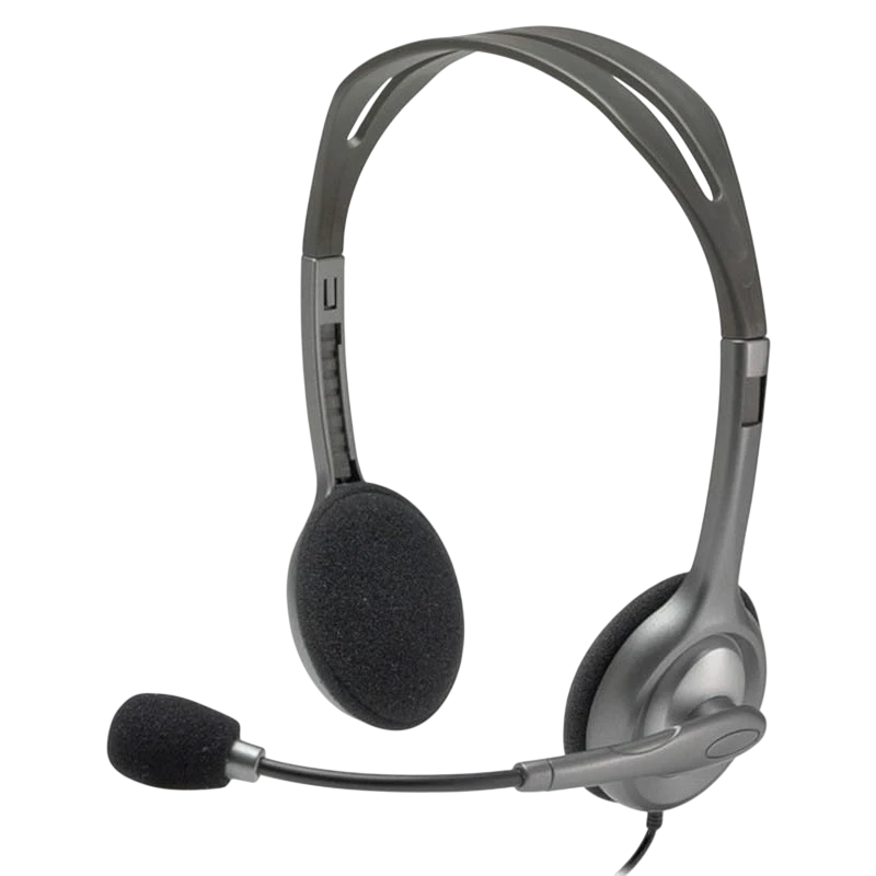 Auriculares Diadema Logitech H111 Preto
