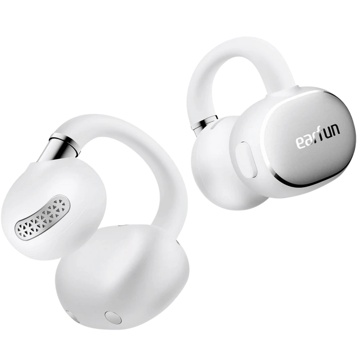 Auriculares EarFun Clip 2 Open-Ear Branco Bluetooth 6.0 40 h Hi-Res Sem Fios IP55