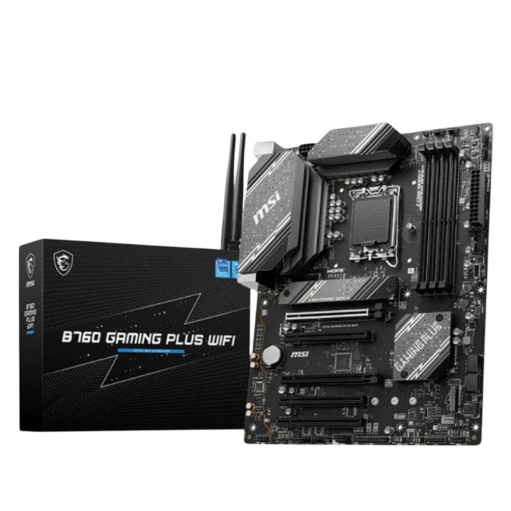 MSI B760 GAMING PLUS WIFI Intel LGA 1700 192GB ATX Preto