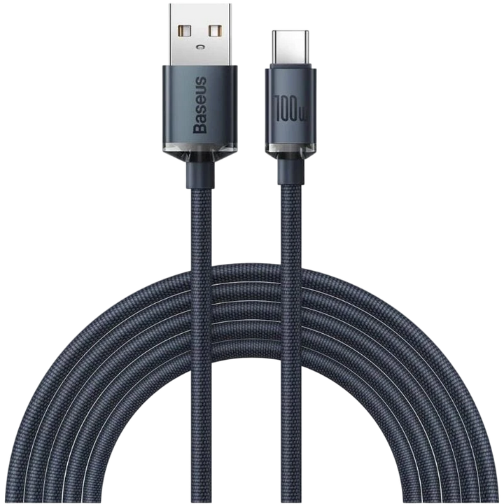 Baseus Crystal Shine - Cabo USB-A para USB-C 1,2 m